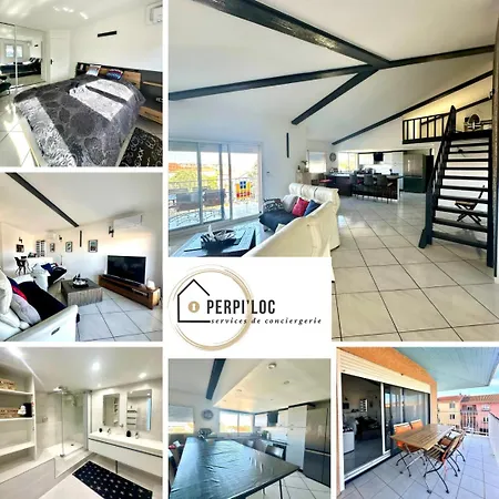 Duplex 6 Personnes 140m2 Apartment Perpignan